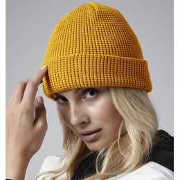 Waffle Knit Organic Cotton Beanie - Traclet