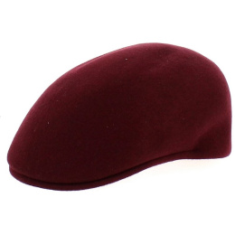 Casquette Bombée Ascot Bordeaux Laine - Traclet