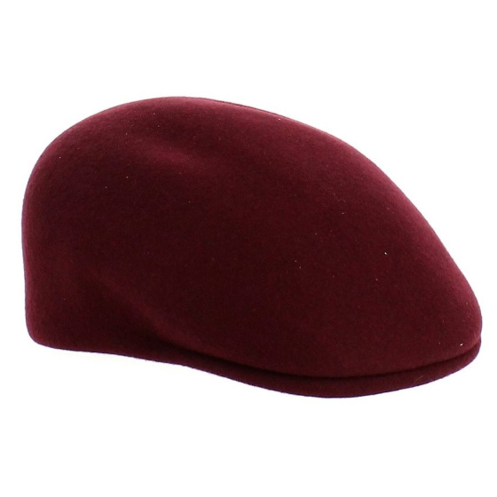 Casquette Bombée Ascot Bordeaux Laine - Traclet