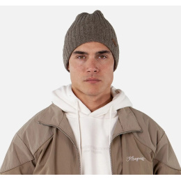 Bonnet Haakon Turnup Laine Taupe - Barts