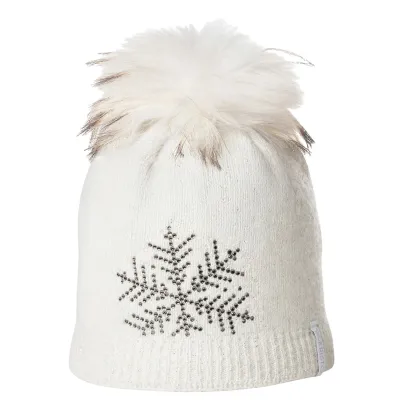 Bonnet Lara Lurex Blanc Casse - Kristo