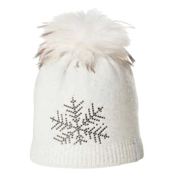Lara Lurex Off-White Beanie - Kristo