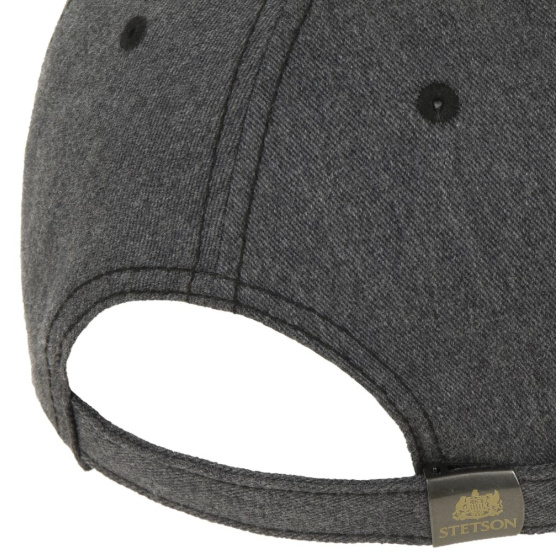 Casquette Baseball Coton Grise - Stetson