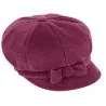 Armel Fuchsia Fleece Newsboy Cap - Traclet Reference: 22930 | Chapellerie Traclet