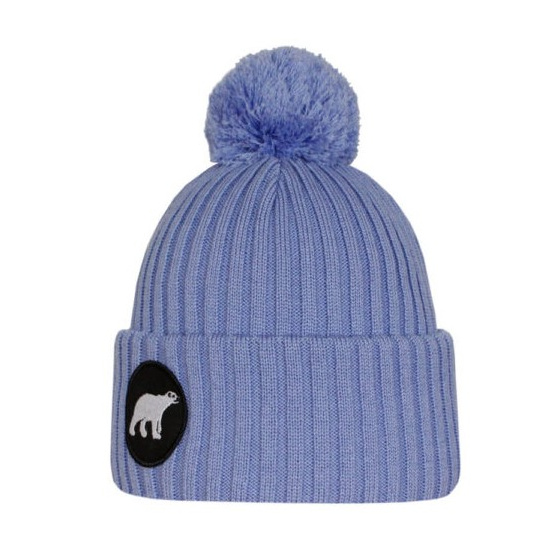 Bonnet à Pompon Polar Laine Mérinos - Super Yellow