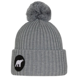 Polar Pompom Beanie Merino Wool - Super Yellow