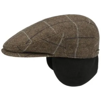 Casquette Kent EF Cache-Oreilles Camel - Stetson réf 22937 chapellerie traclet