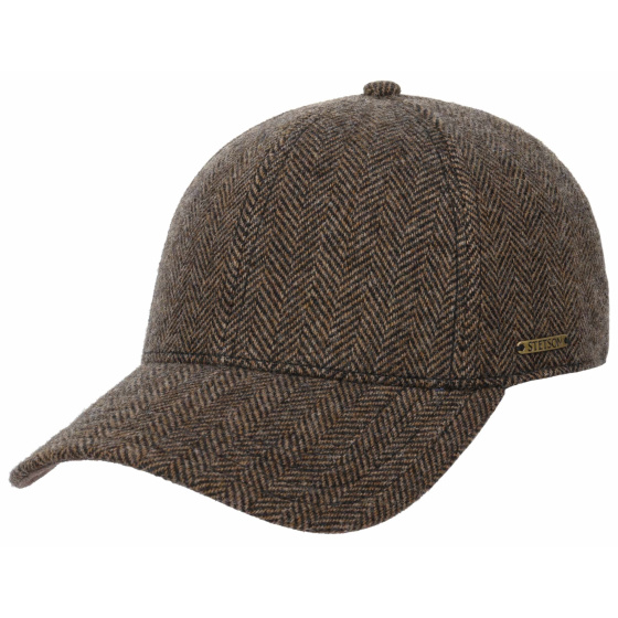 Woolrich Pennsylvania Wool Beige & Brown Cap - Stetson