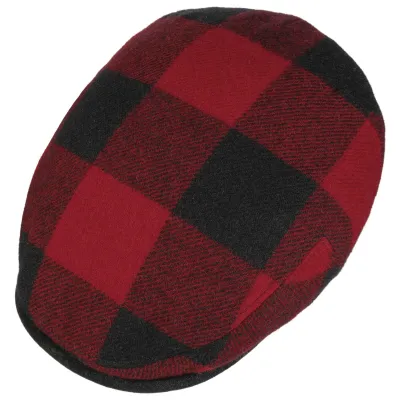 Kent Black & Red Virgin Wool Cap - Lierys Reference: 22948 | Chapellerie Traclet