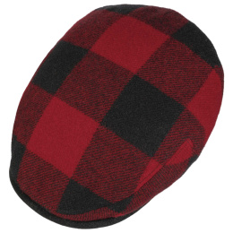 Kent Black & Red Virgin Wool Cap - Lierys
