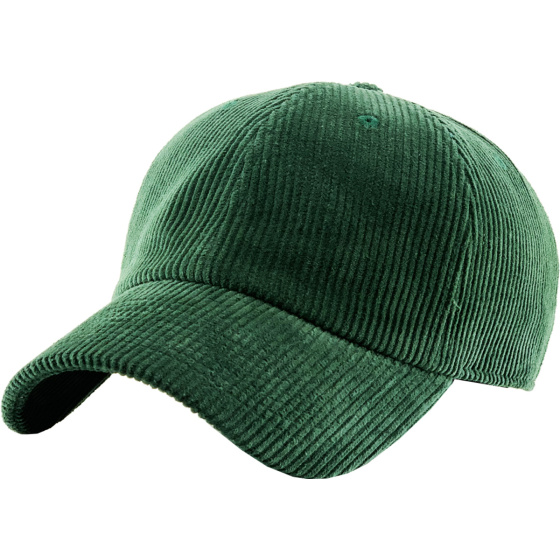 Casquette Baseball Velours côtelé Olive - Traclet
