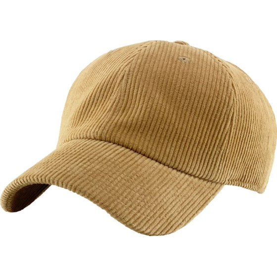 Camel Velvet Baseball Cap - Traclet