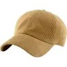 Casquette Baseball Velours Camel - Traclet