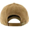 Casquette Baseball Velours Camel - Traclet réf 13933 chapellerie traclet