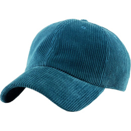 Turquoise Velvet Baseball Cap - Traclet