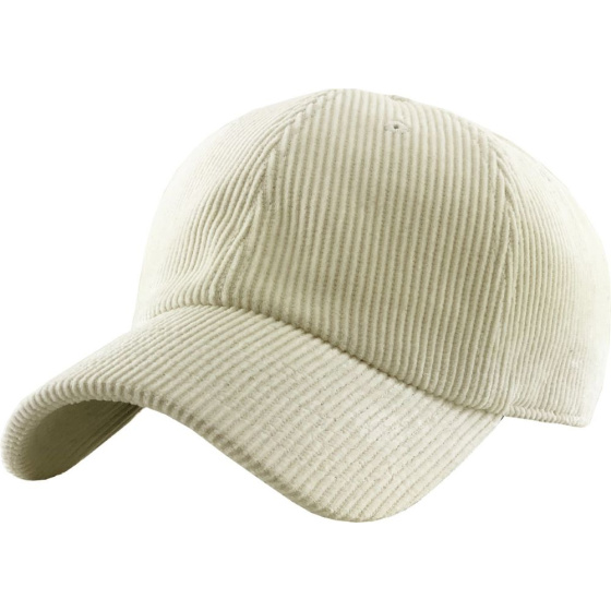 Cream Velvet Baseball Cap - Traclet