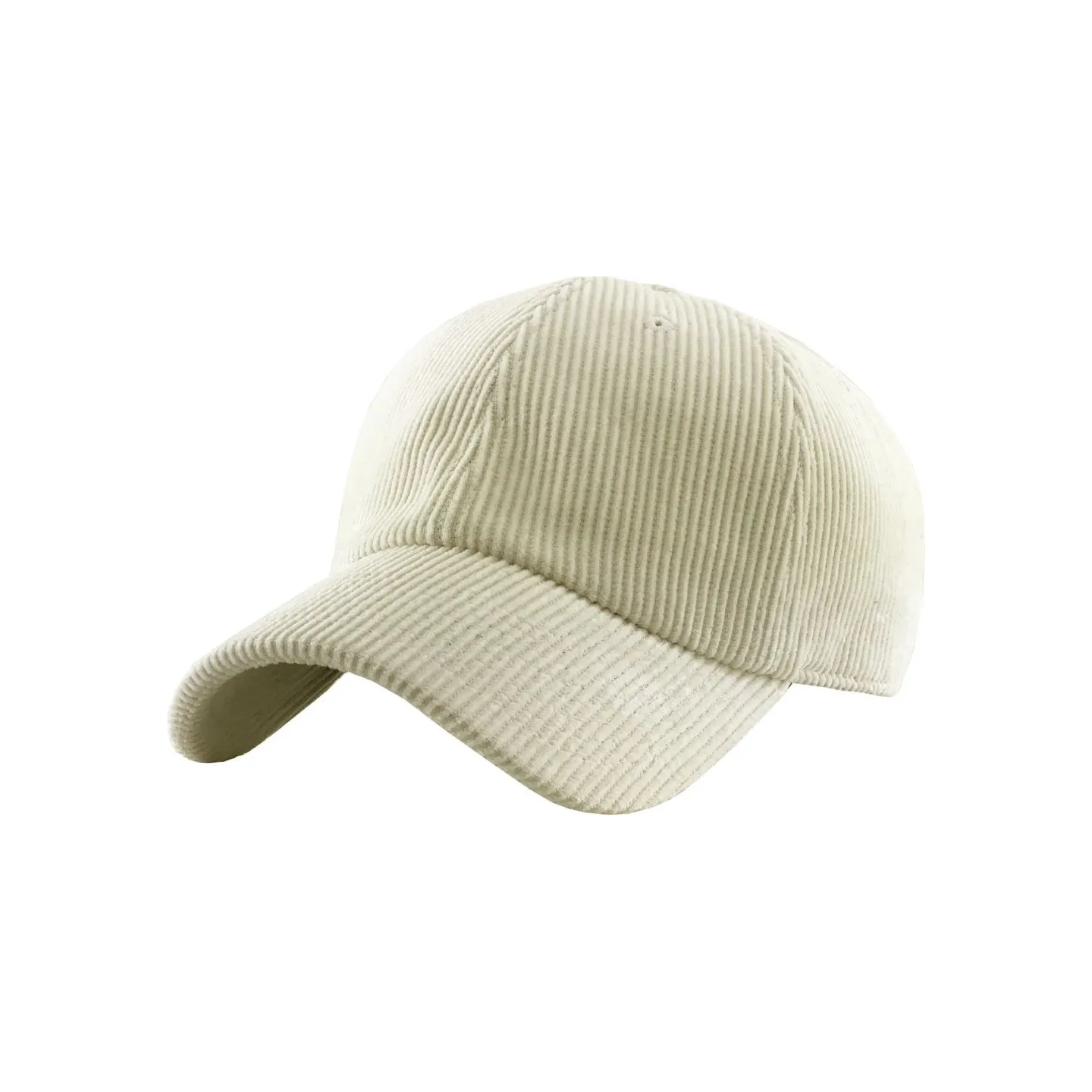 Cream Velvet Baseball Cap - Traclet ref 22950 chapellerie traclet