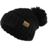 Bonnet à Pompon Danica Noir - Tracle