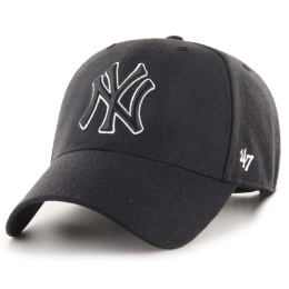 Casquette Baseball Strapback MLB NY Yankees Noire  - 47 Brand