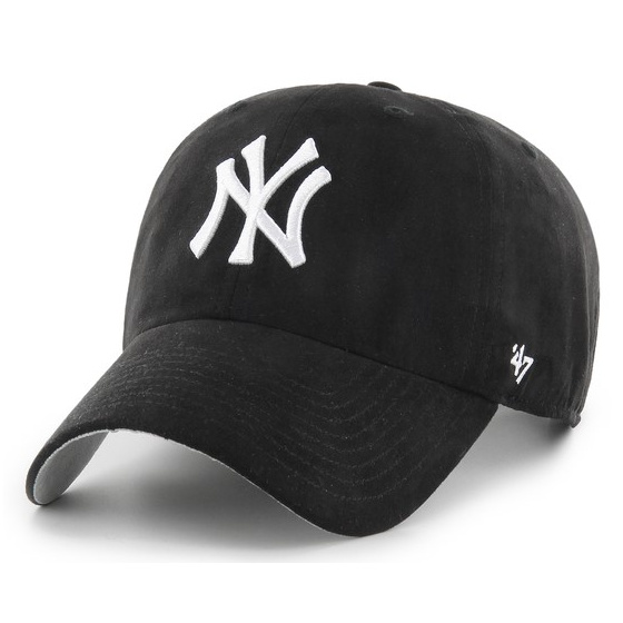 Casquette 47 CAP MLB NEW YORK YANKEES BALLPARK SUEDE CLEAN UP BLACK