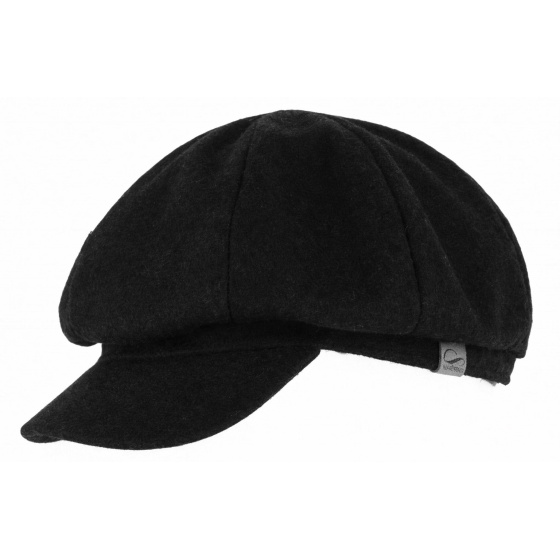 Casquette Gavroche Mason Laine Noire - Göttmann