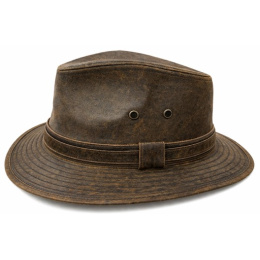 Chapeau Traveller Auckland Vintage Marron - Traclet