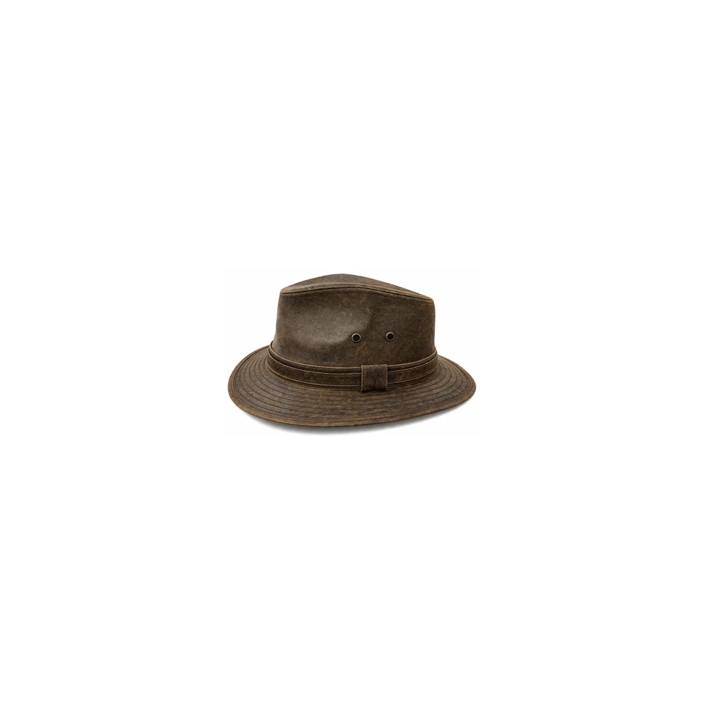 Auckland Vintage Brown Traveller Hat - Traclet | Ref 22996 Chapellerie Traclet