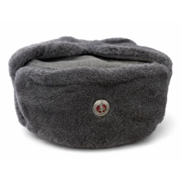 Ushanka - USSR Chapka Grey Faux Fur