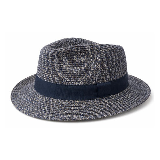 copy of Grey Paper Straw Fedora Caprera Hat - Traclet