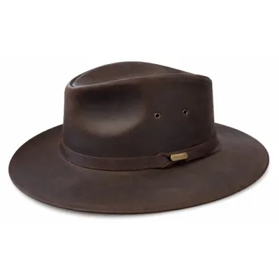 Traveller Hobart Buffalo Brown Hat - Traclet Reference: 23003| Chapellerie Traclet