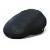 Haywood Domed Cap Leather Effect Black - Göttmann  Reference : 23004| Chapellerie Traclet