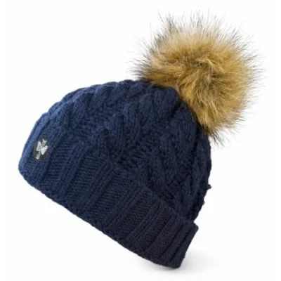 Bonnet à Pompon-Fourrure Calgary Marine - Pipolaki