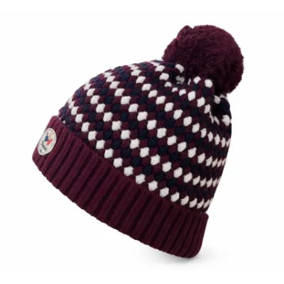 Bonnet à Pompon Botal Bordeaux - Pipolak