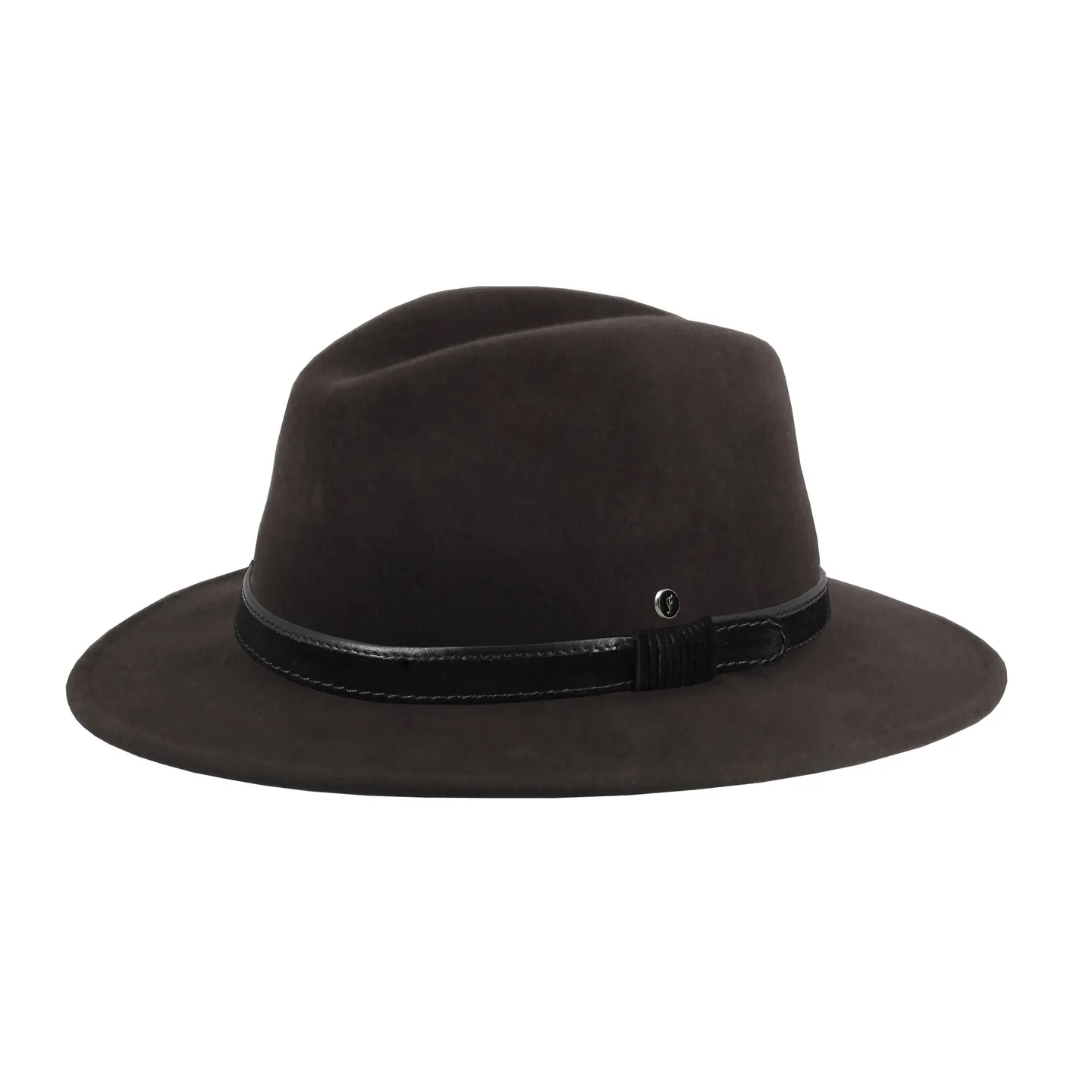 Chapeau Traveller Varèse Crushable Feutre Marron - Flechet