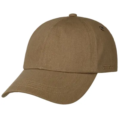 Casquette Baseball Kansas Coton Cognac - Stetson  Reference : 23050| Chapellerie Traclet