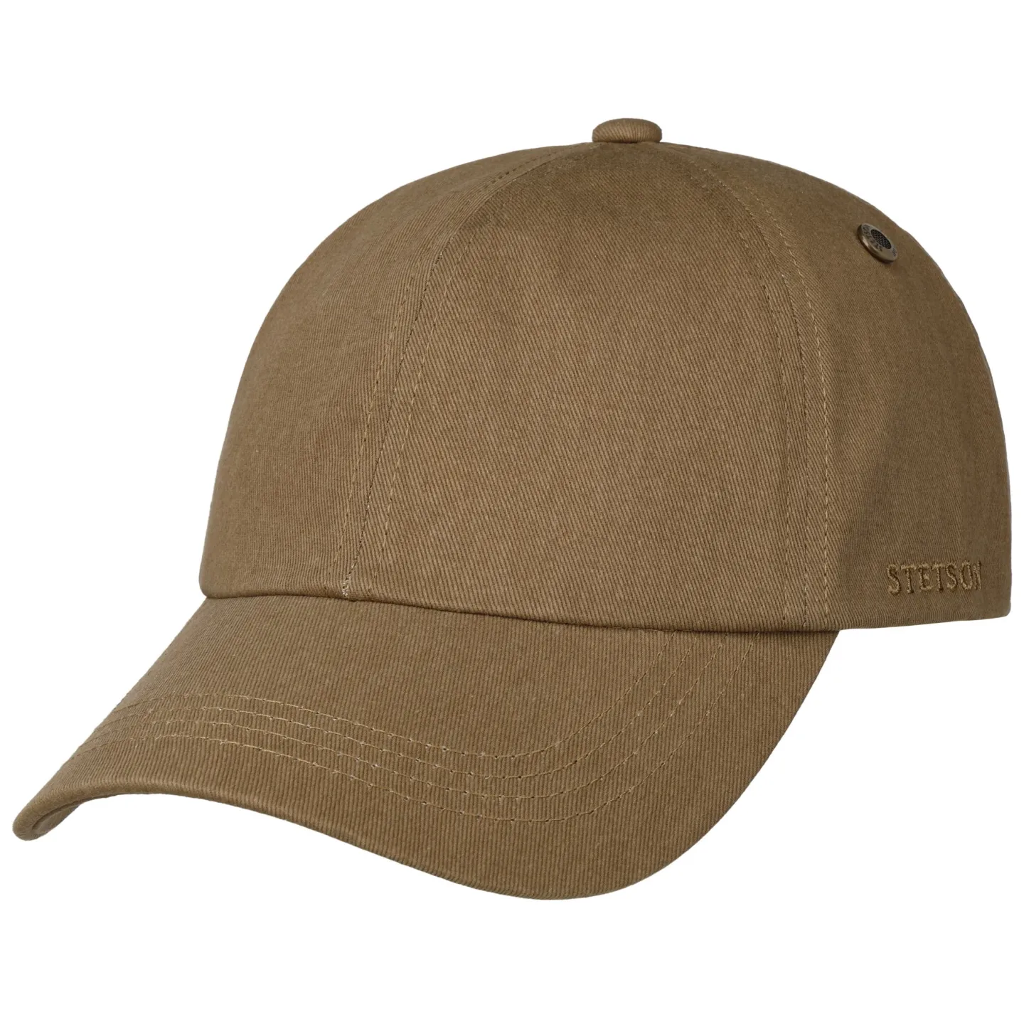 Kansas Cotton Baseball Cap Cognac - Stetson Reference: 23050| Chapellerie Traclet