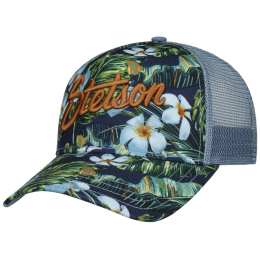 Baseball Trucker Cap Hawaii Flower - Stetson