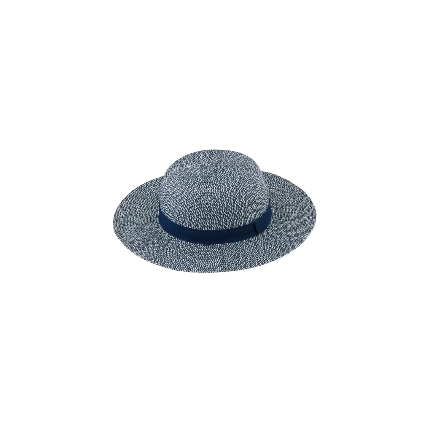 Stella Paper Straw Capeline Navy - Traclet Reference: 23057| Chapellerie Traclet