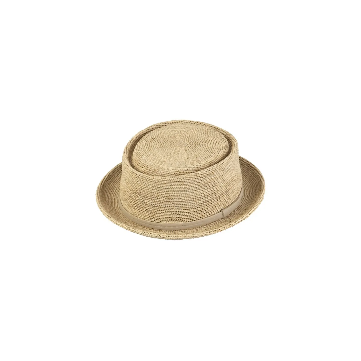 Sumac Natural Straw PorkPie Hat - Traclet Reference: 23058| Chapellerie Traclet
