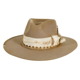 Chapeau Traveller Kai Feutre Taupe - American Hat Makers