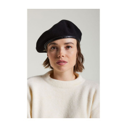 Rosa Black Basque Beret - black - Heritage by Laulhère
