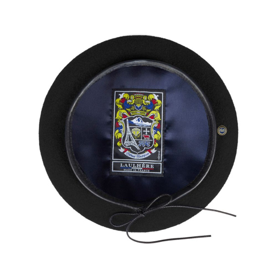 Béret Basque Rosa Noir - noir - Héritage par Laulhère