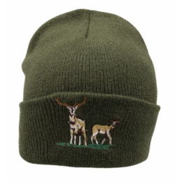 Bonnet Chasse Cerf Olive - Traclet