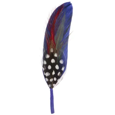 Garniture De Chapeau - Plume Bleu