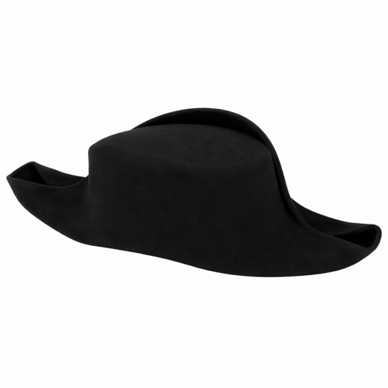 Chapeau Bicorne nu Feutre Laine