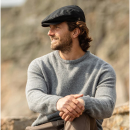 Inglesen Black Waxed Cotton Cap - Traclet