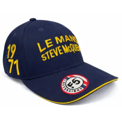 Casquette Baseball Le Mans McQueen Bleu Nuit