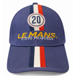 Le Mans Steve McQueen Blue Baseball Cap