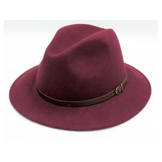 Traveller Hat Altamura Wool Burgundy