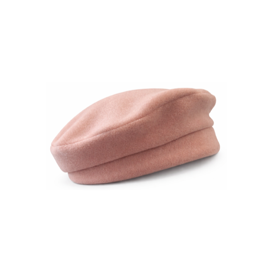 Denise Beige Fleece Beret - Traclet